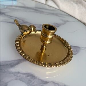 Vintage Brass‎ Bird Candle Holder – Elegant Decorative Piece